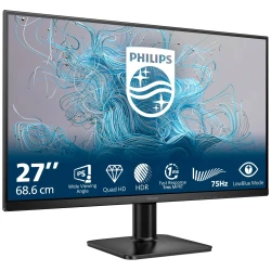 Philips 27E2N1500L 27" QHD Monitor 2560x1440 100Hz IPS, 1ms MPRT, Adaptive Sync - thumbnail 1