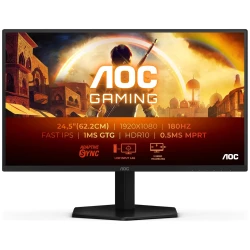 AOC Monitor 25G42E Gaming 24.5" Full HD, 180Hz, 1ms IPS FreeSync Premium HDR10 HDMI DP - thumbnail 2