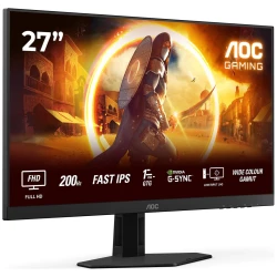 AOC Gaming Monitor 27G4HRE 200Hz 27" Brzi IPS, 0.5ms HDMI DP Tilt - thumbnail 1
