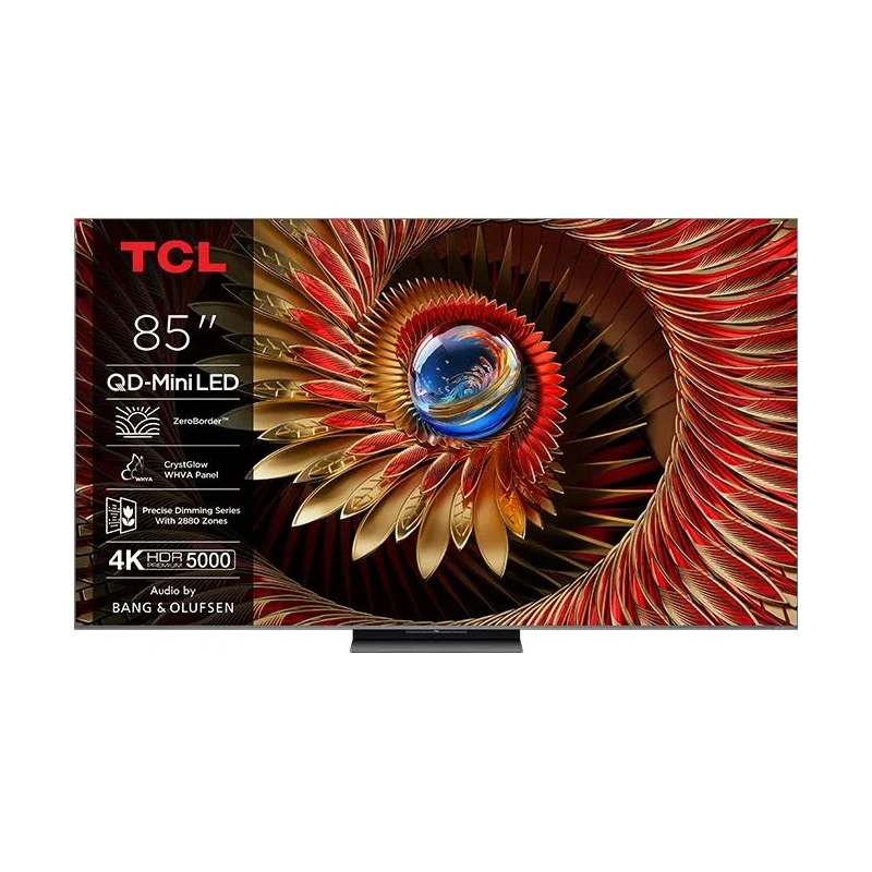 TCL 85"C8K 4K QD-Mini LED TV144Hz Google TV; ZeroBorder;Audio BANG & OLUFSEN; HDR Premium 5000; - image 1