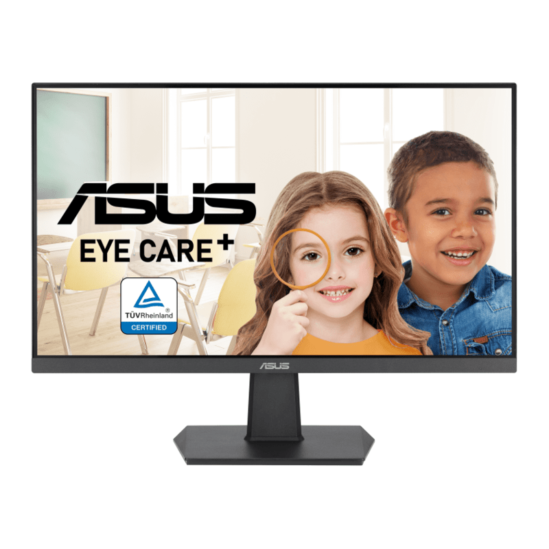 Asus 24" VA24EHF Eye Care 1ms23.8"IPS,FHD,250cd,100Hz,HDMI,Gaming, Tilt +23-5.VESA 100x100, crna - image 1