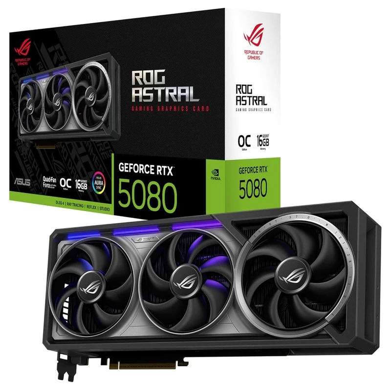 ASUS ROG-ASTRAL-RTX5080-O16G 16GB GDDR7 2x HDMI, 2x DP - image 1