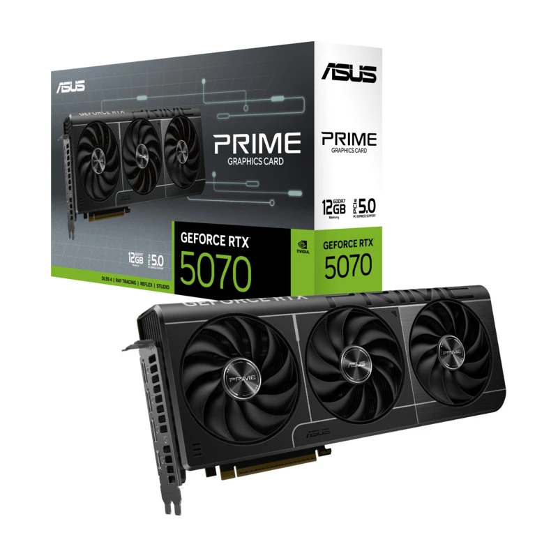 ASUS VGA PRIME-RTX5070-12G12GB GDDR7, 192-bit,3x DP, 1x HDMI - image 1