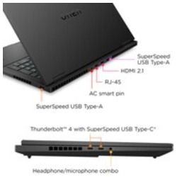 OMEN laptop 16-wf1007nn16,1FHD, Intel core i7-14700HX16GB DDR5, 512GB SSD, RTX 4070 8GB, RGB - thumbnail 4