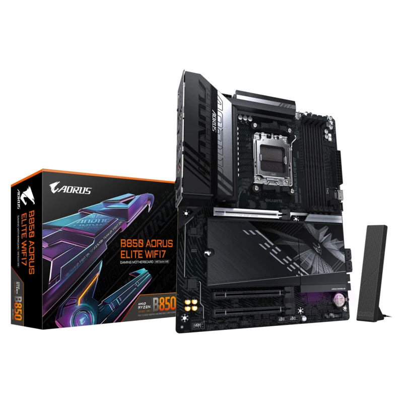 Gigabyte MB B850 A ELITE WF7AM5; 4xDDR5; 3xM.2; 4xSATA11xUSB; HDMI, DP; USB Type-C, ATX; - image 1