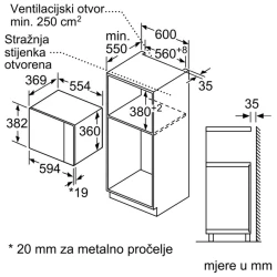 BOSCH Mikrovalna Pećnica Serie 6 – 900W, AutoPilot 7, 25L, Crna - thumbnail 2