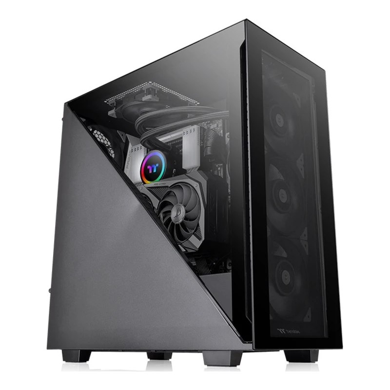 Thermaltake Divider 300 TG Mid tower, tempered glass, 1x 120mm Turbo fan - image 1