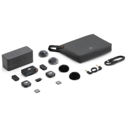 DJI Mic 3 (2TX+1RX+CC)mikrofon, prenos zvuka do 250m5.5h snimanja,48kHz 24 zvuk,OLED zaslon - thumbnail 1