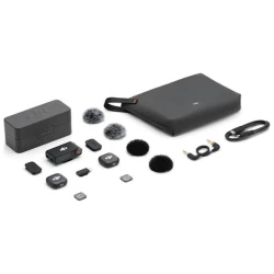 DJI Mic 3 (2TX+1RX+CC)mikrofon, prenos zvuka do 250m5.5h snimanja,48kHz 24 zvuk,OLED zaslon - thumbnail 1