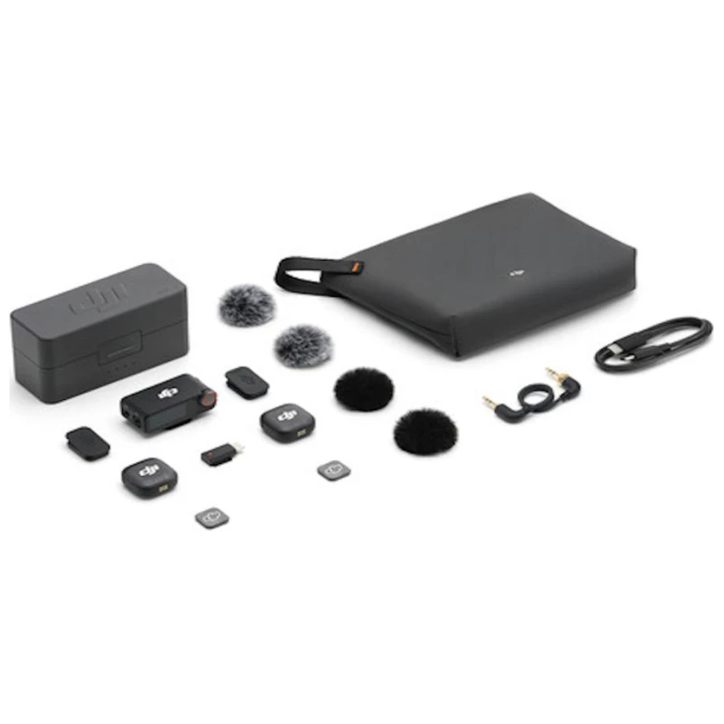 DJI Mic 3 (2TX+1RX+CC)mikrofon, prenos zvuka do 250m5.5h snimanja,48kHz 24 zvuk,OLED zaslon - image 1
