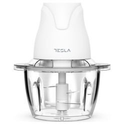 TESLA Sjeckalica FC302WSnaga 400 W; Kapacitet 1 L; 4 inox oštrice na 2 nivoa; staklena pos - thumbnail 1