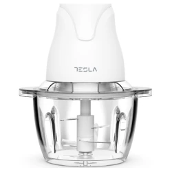 TESLA Sjeckalica FC302WSnaga 400 W; Kapacitet 1 L; 4 inox oštrice na 2 nivoa; staklena pos - thumbnail 1