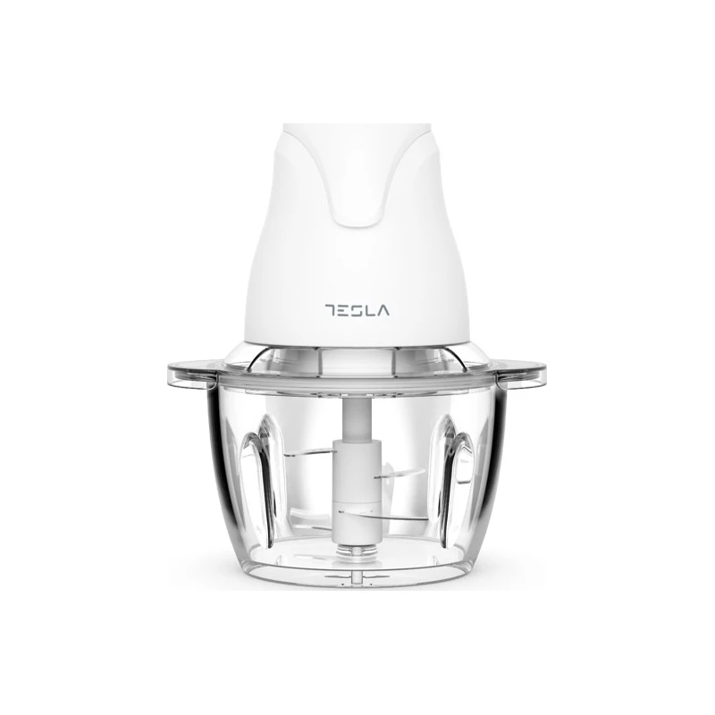 TESLA Sjeckalica FC302WSnaga 400 W; Kapacitet 1 L; 4 inox oštrice na 2 nivoa; staklena pos - image 1