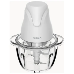 TESLA Sjeckalica FC302WSnaga 400 W; Kapacitet 1 L; 4 inox oštrice na 2 nivoa; staklena pos - thumbnail 2