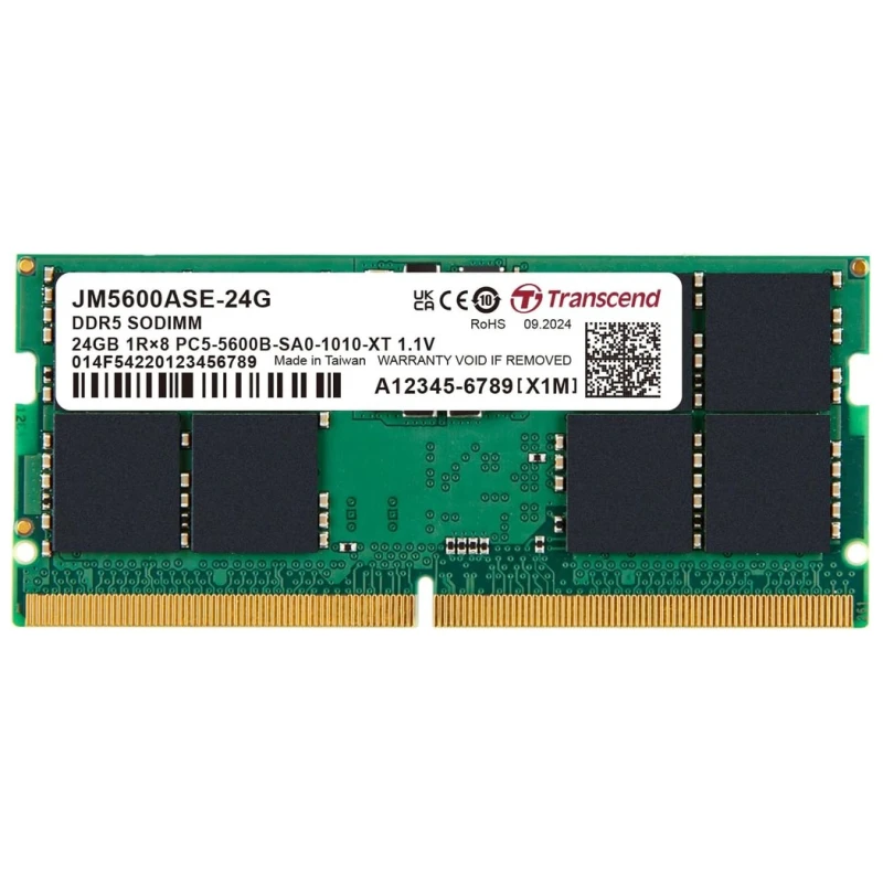 Transcend DDR5 24G 5600 SODIMM - image 1