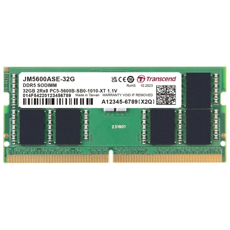 Transcend DDR5 32G 5600 SODIMM - image 1