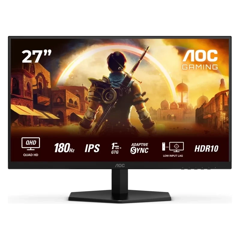 AOC Gaming Monitor Q27G42XE 27" Fast IPS QHD, 180Hz, 1ms HDMI DP 2560x1440 - image 1