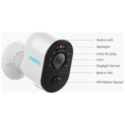 IP Kamera Reolink Argus serija B330 bijela - thumbnail 2