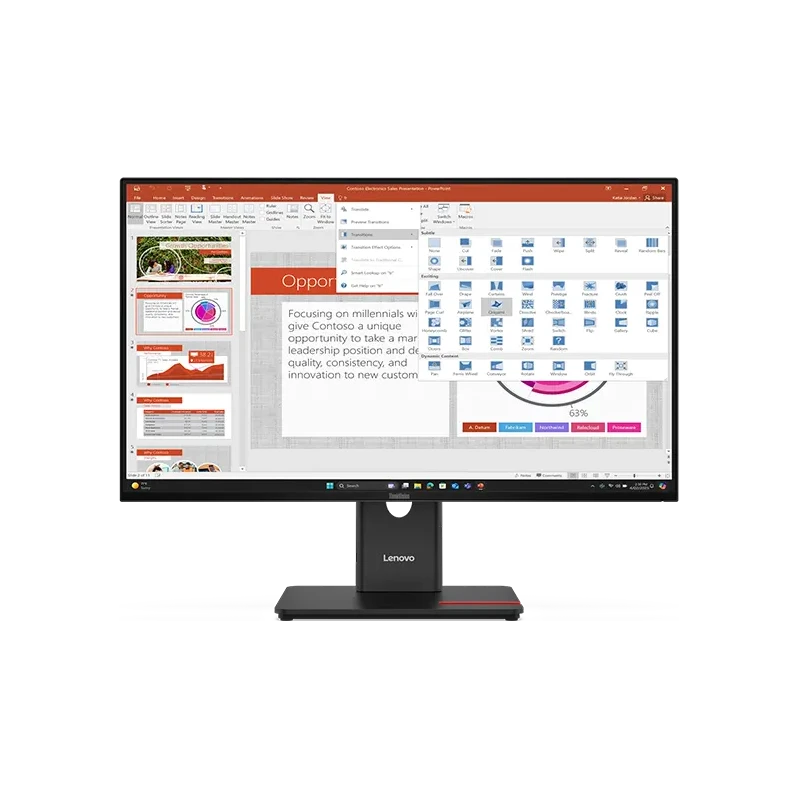 Lenovo Monitor T27-40 27" IPS 120Hz 4ms Full ERGO Pro 64A5MAR6EU - image 1