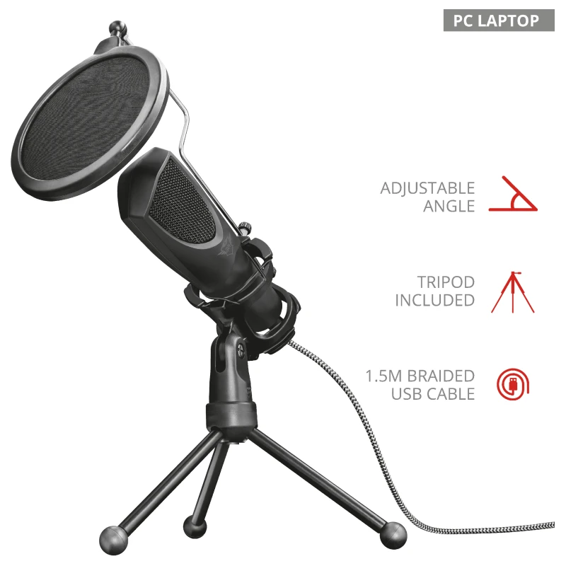 Trust GXT232 streamin mikrofon Mantis - image 1