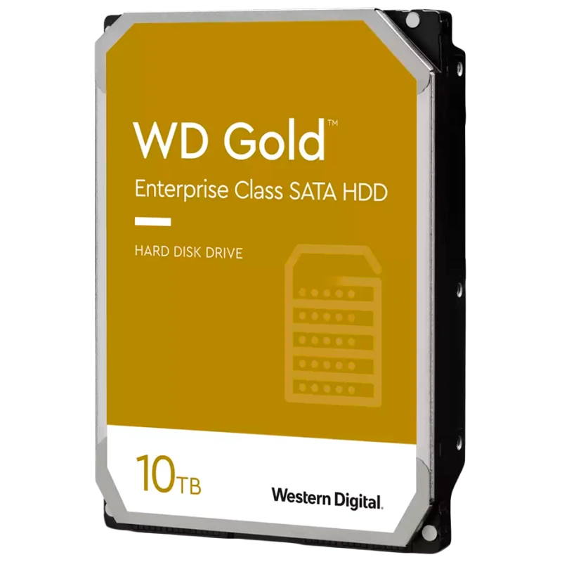 HDD Server WD Gold 10TB CMR 512e 3.5'' 512MB 7200 RPM SATA - image 1