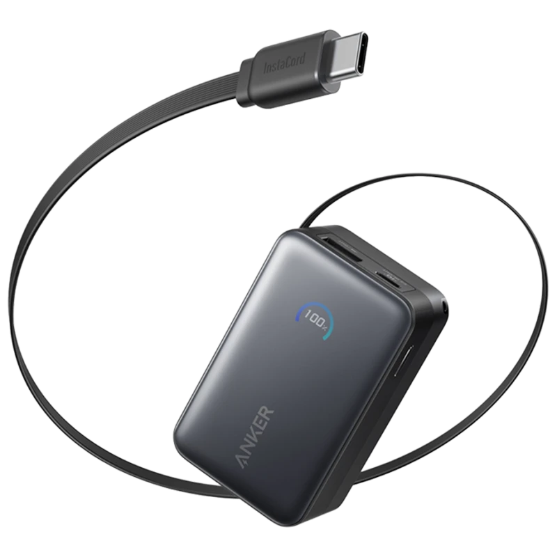 Anker Nano Power Bank 10K 45W USB-C Kabl Crna - image 1