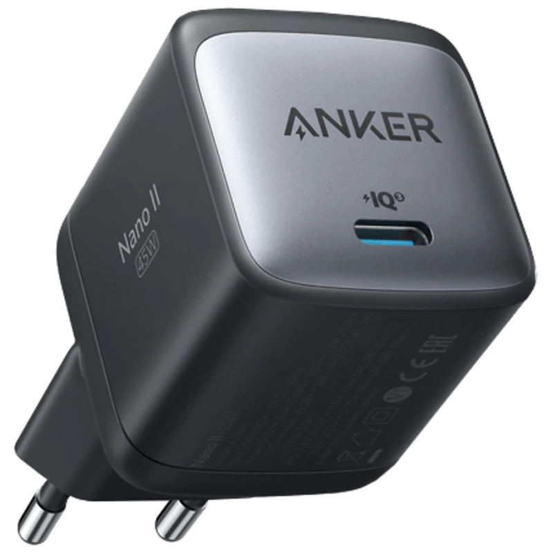Anker Nano Punjač 45W Crni - Brzo Punjenje za Sve Uređaje - image 1