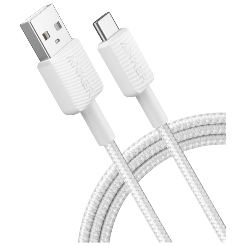 Anker USB A u C Kabl 0.9m 322 Bijeli - Brzo Punjenje - image 1