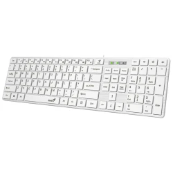 Genius SlimStar 126 tastatura  USB veza, low-profile tipke, bijela - thumbnail 2