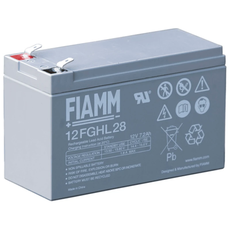FIAMM baterija 7.2 Ah 12VBATT 12FGHL28 - 12V 7.2Ah - image 1