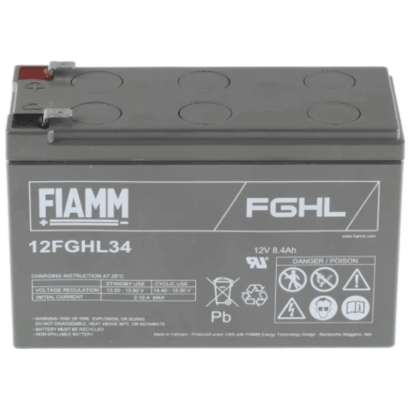 FIAMM baterija 8.4 Ah 12VBATT 12FGHL34 - 12V 8.4Ah - image 1