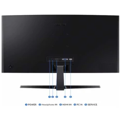 27" FHD Zakrivljeni Monitor S3 - 100Hz, VA Panel, 4ms Odezva - thumbnail 3