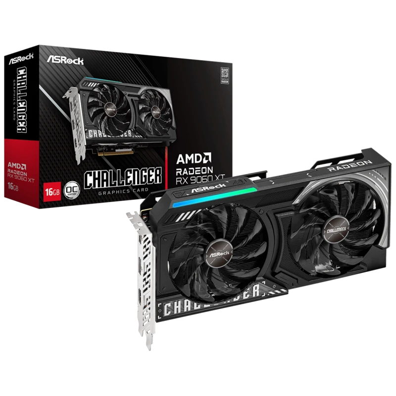 ASROCK VGA RX 9060 XT 16GBChallenger, GDDR6, 128bit2xDP, HDMI - image 1